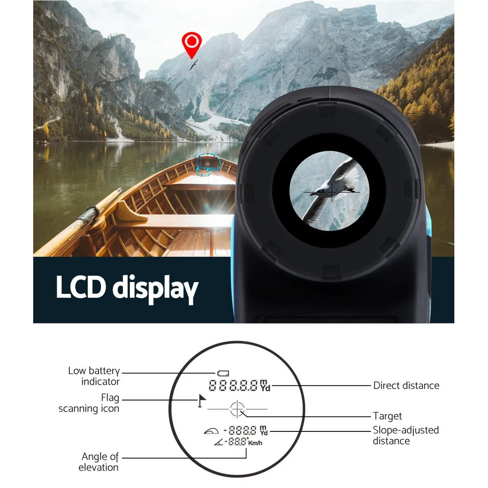 Golf Laser Range Finder 600m Hunting Rangefinder Distance Height Speed Measure