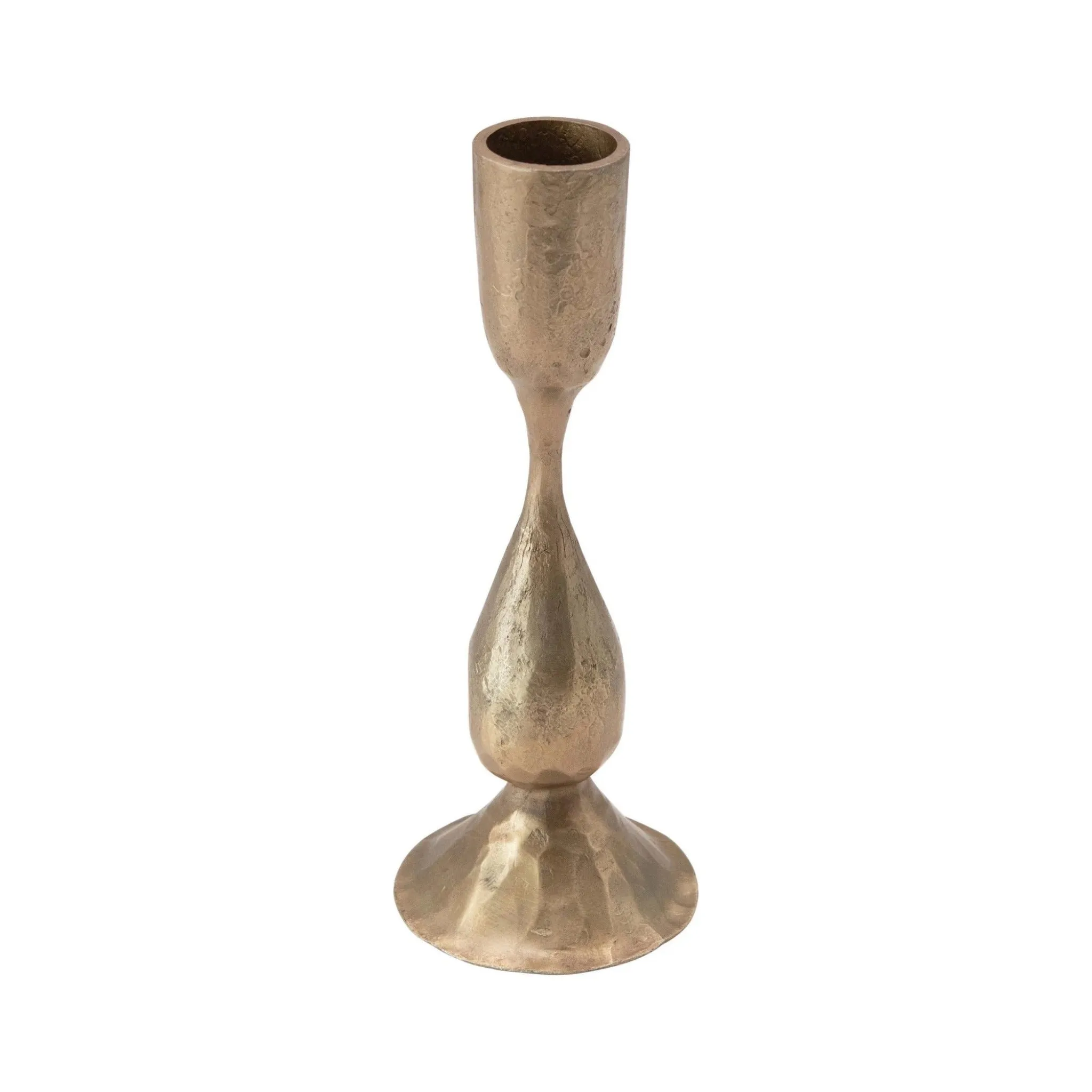 Haze Hand Foraged Metal Taper Candle Holder