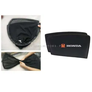 Honda Fit Foldable & Flexible Side Sunshade With Logo - Model 2013-2018 - Sun Shade | Parda