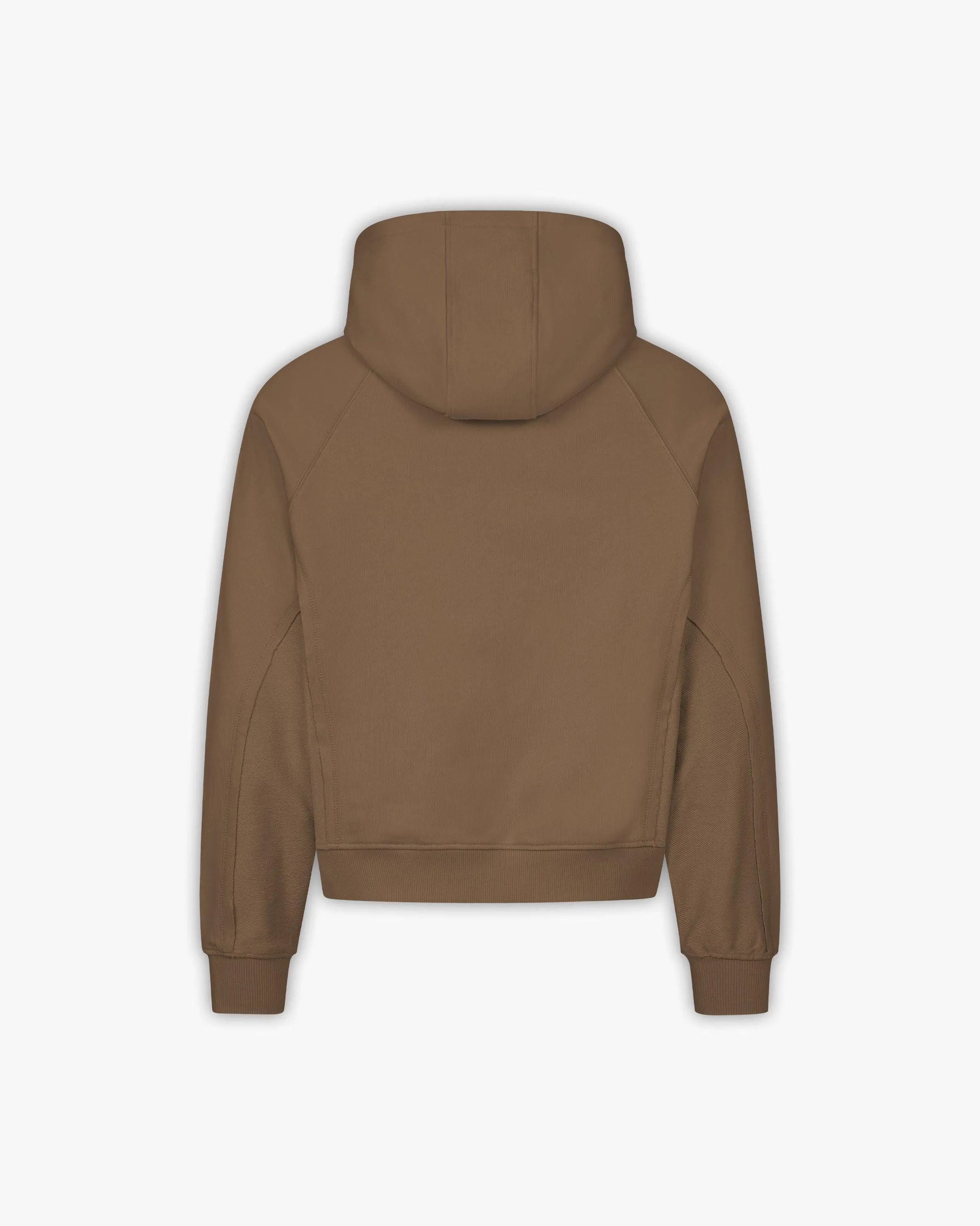 INSIDE OUT HOODIE CHOCOLATE BROWN