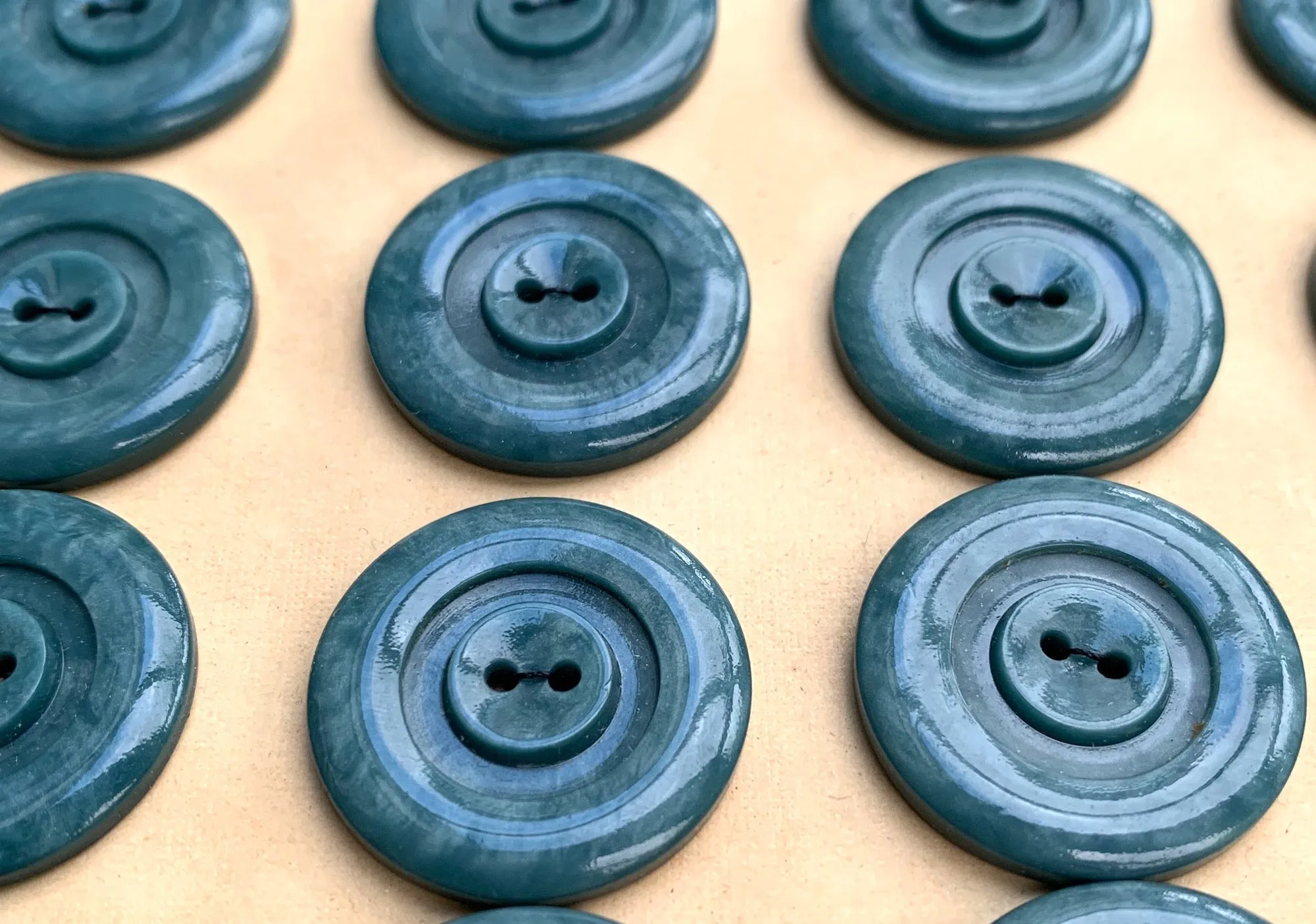 Interesting Stone Blue 2.2cm Vintage  Buttons