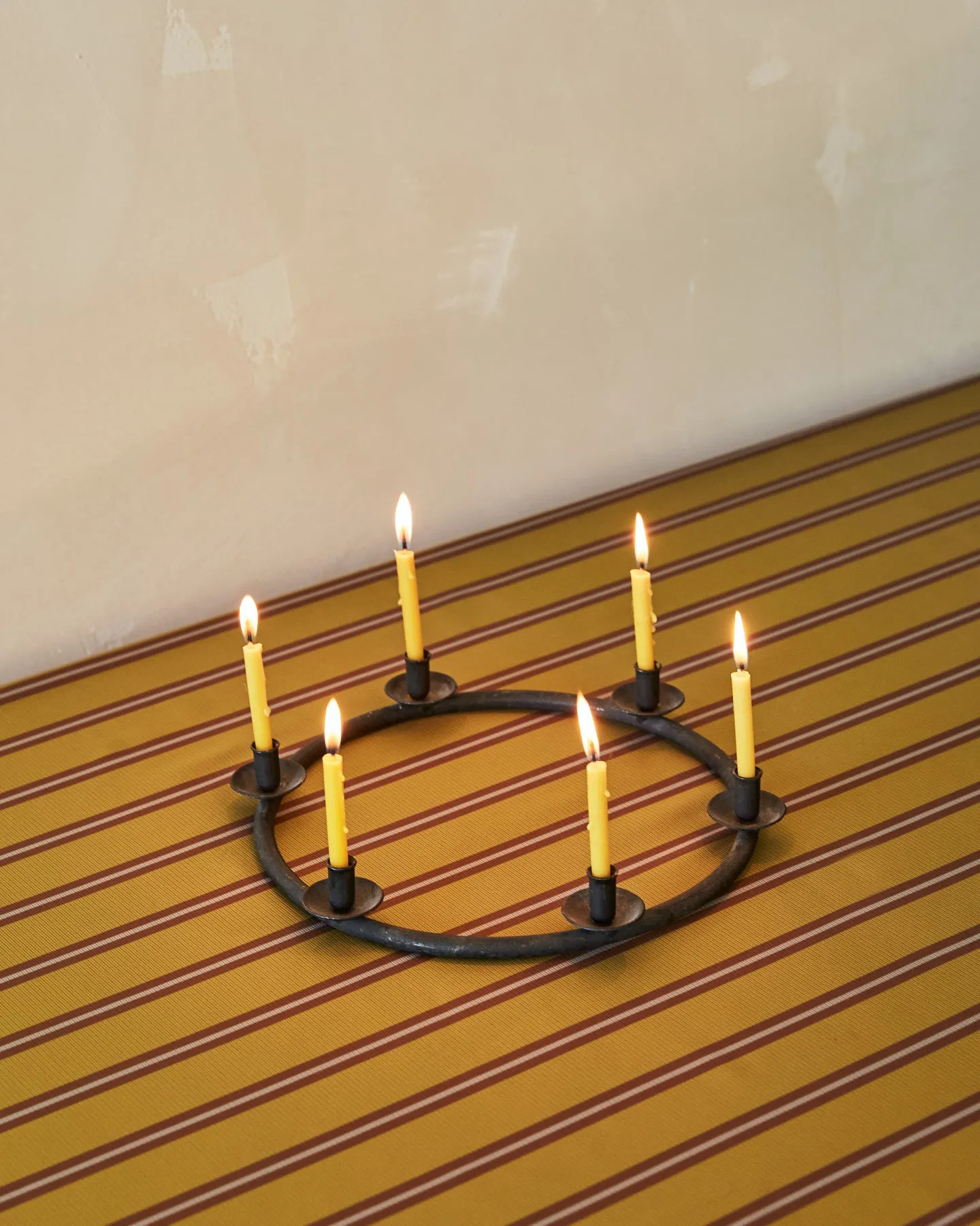 Iron Candle Holder