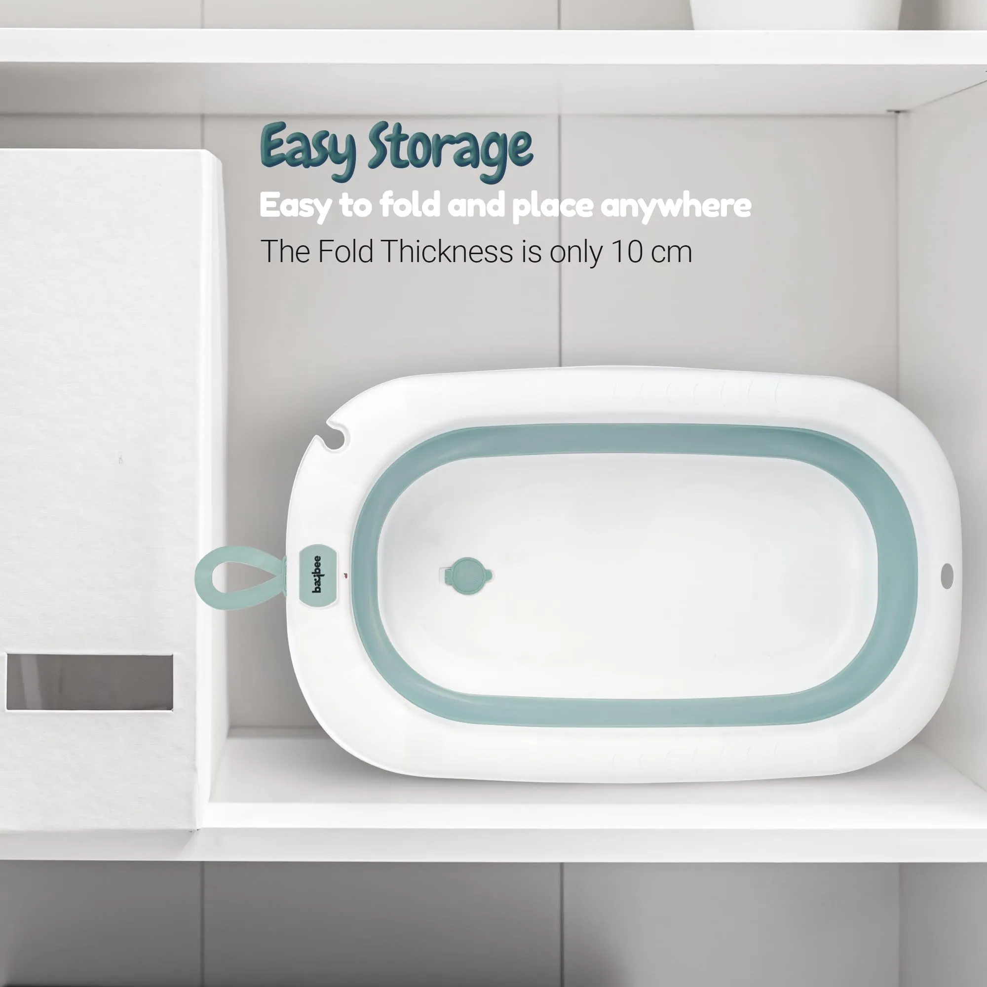 Jolly Foldable Baby Bath Tub for Baby Mini Swimming Pool for Kids Bathtub