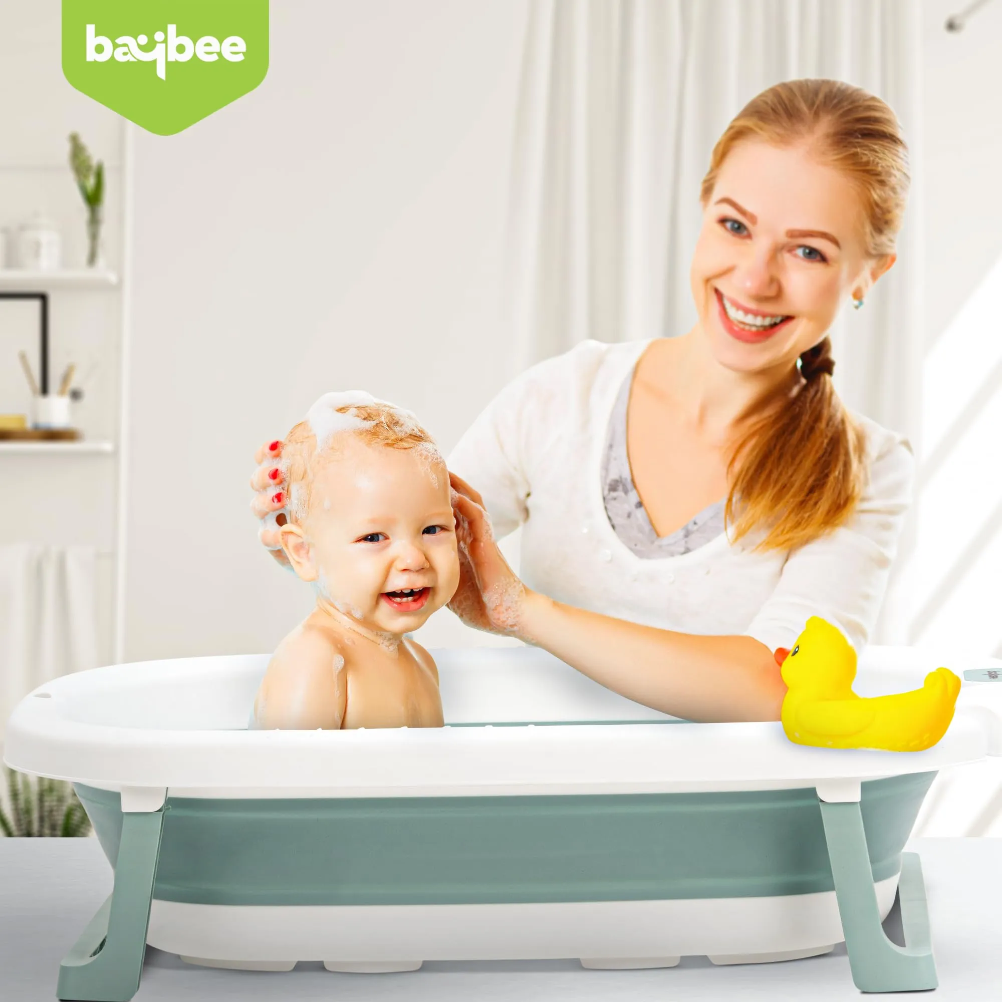 Jolly Foldable Baby Bath Tub for Baby Mini Swimming Pool for Kids Bathtub