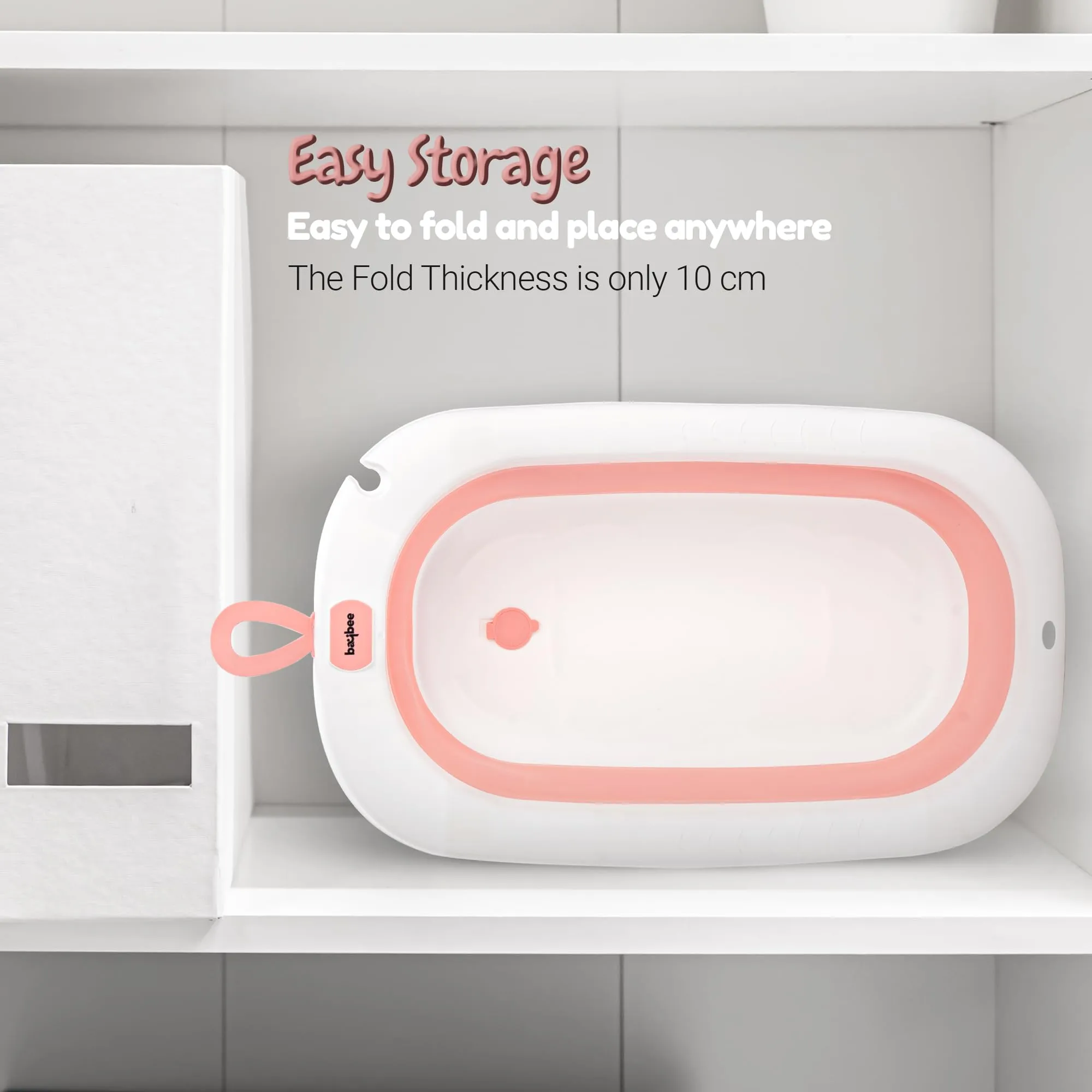 Jolly Foldable Baby Bath Tub for Baby Mini Swimming Pool for Kids Bathtub
