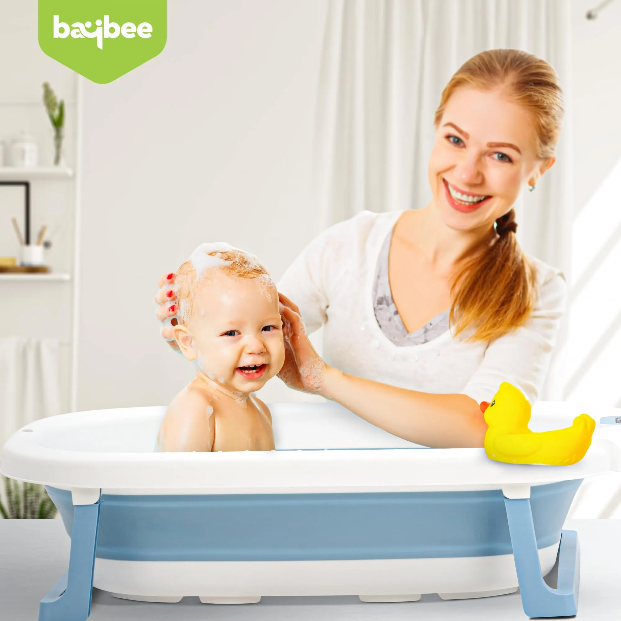 Jolly Foldable Baby Bath Tub for Baby Mini Swimming Pool for Kids Bathtub