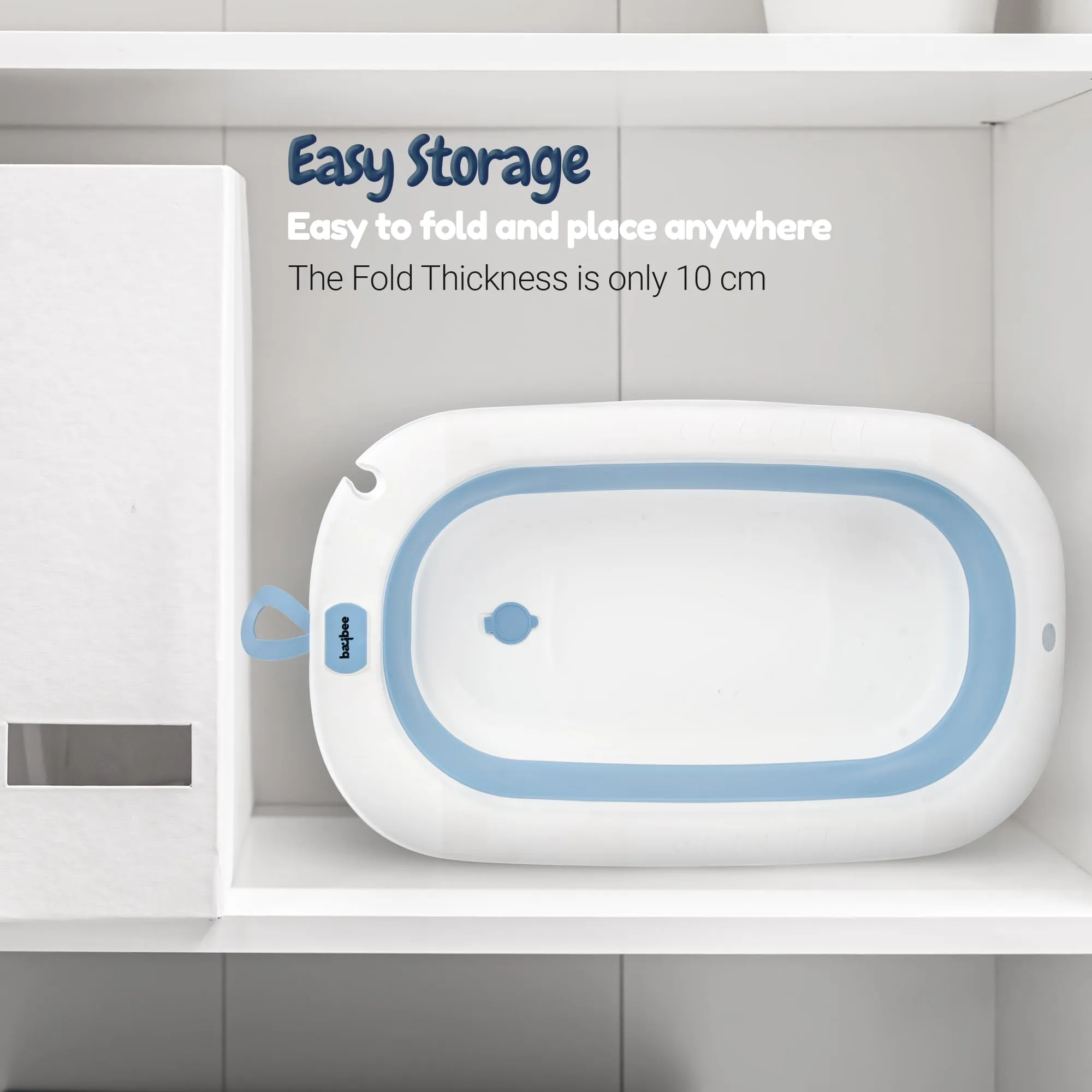 Jolly Foldable Baby Bath Tub for Baby Mini Swimming Pool for Kids Bathtub