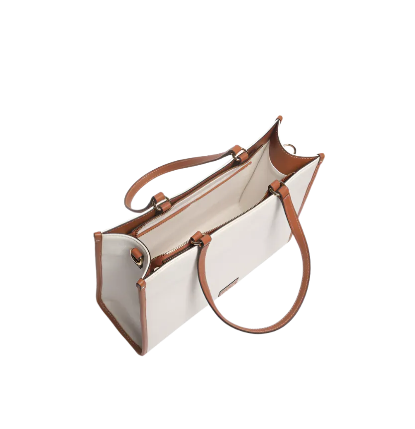 Julia Ivory Medium Shopper Tote