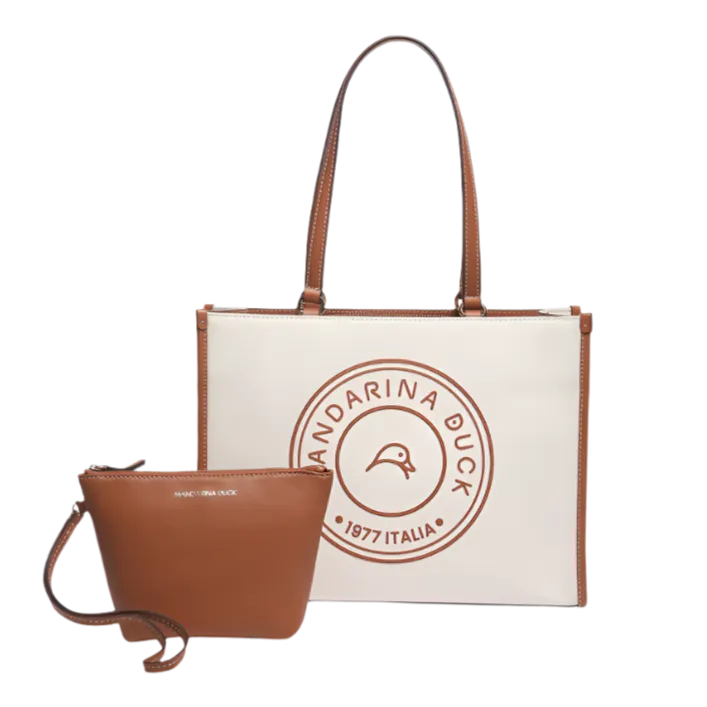 Julia Ivory Medium Shopper Tote
