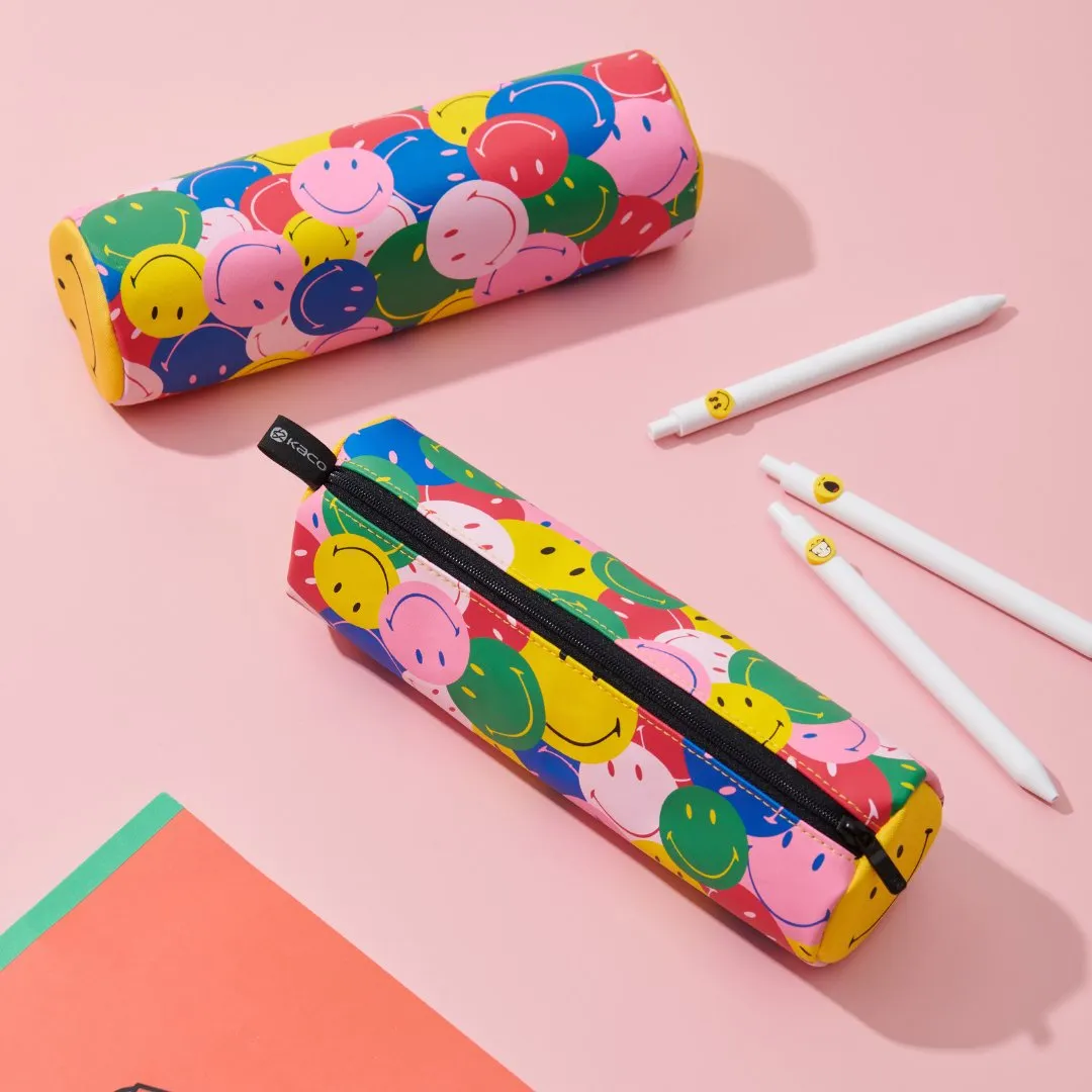 Kaco Cylinder Pen Case(with Smiley World)