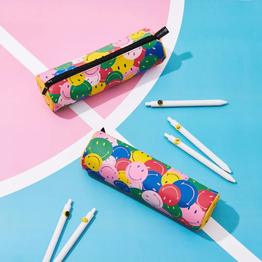 Kaco Cylinder Pen Case(with Smiley World)