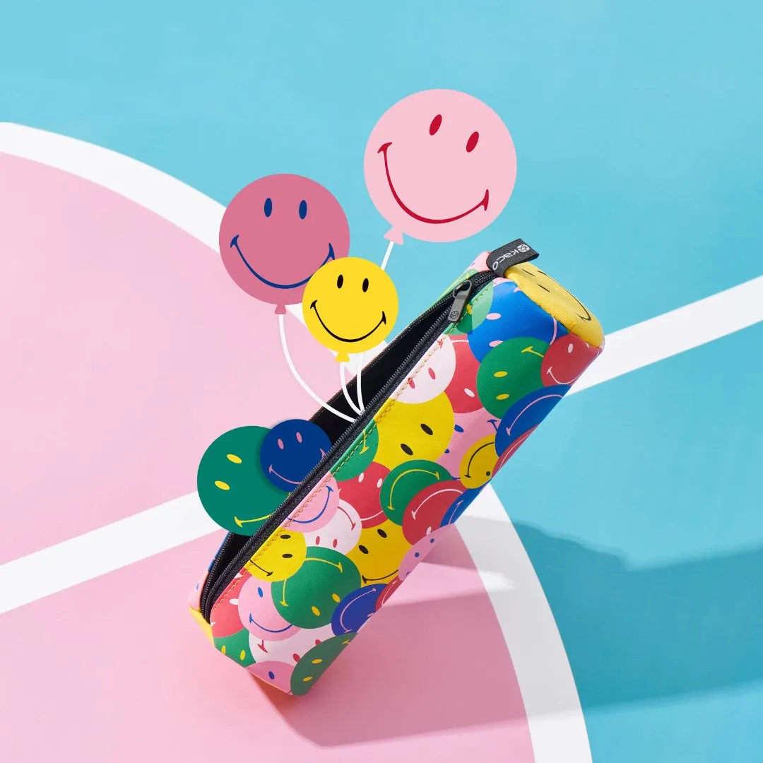 Kaco Cylinder Pen Case(with Smiley World)