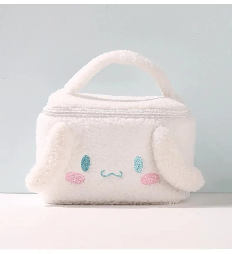 Kawaii Makeup Bag (Kuromi & Cinnamoroll)
