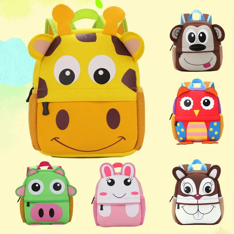 Kid Boy/Girl 3D Cartoon School Backpack