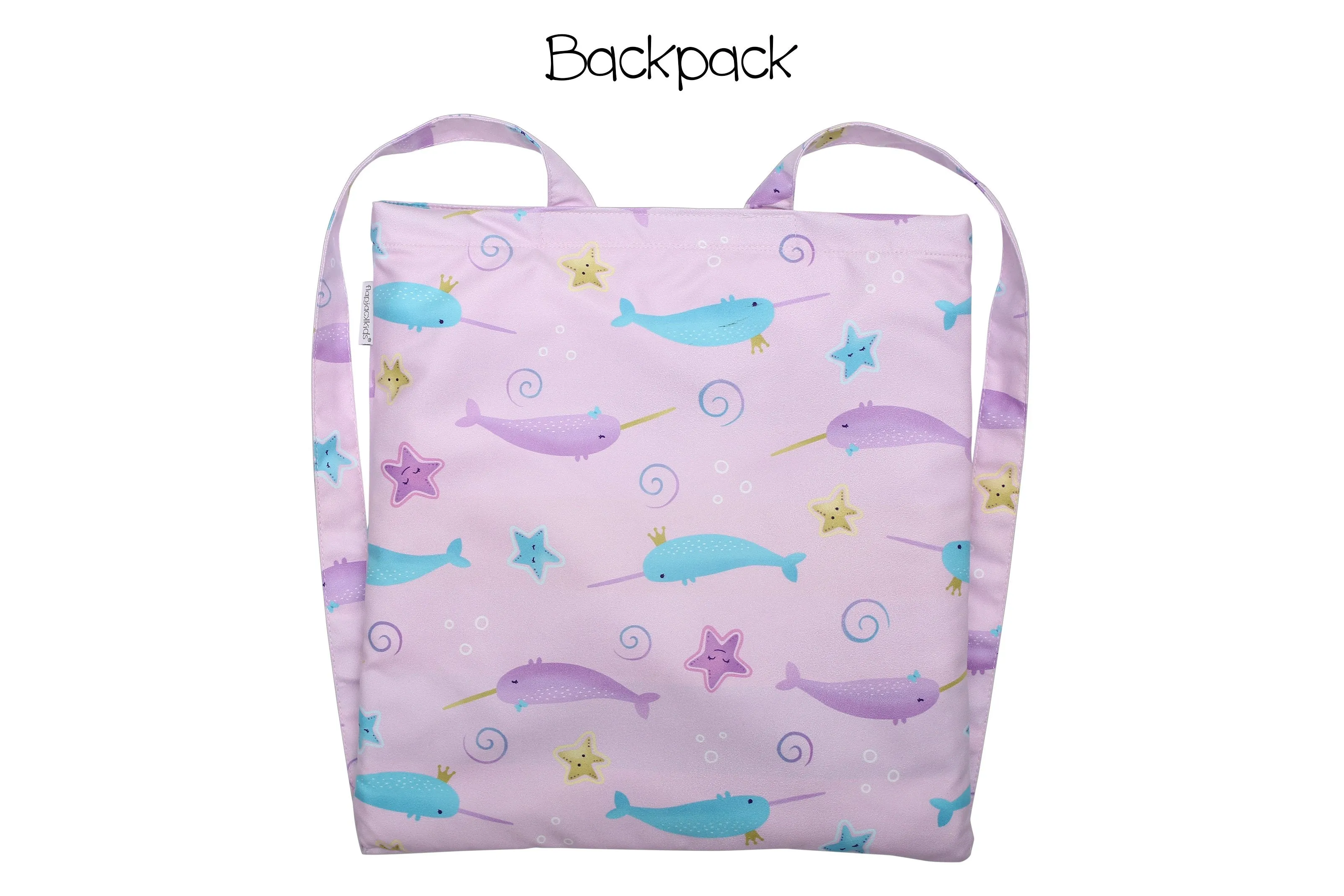 Kids Towel Backpack  - Narwhal | Starfish