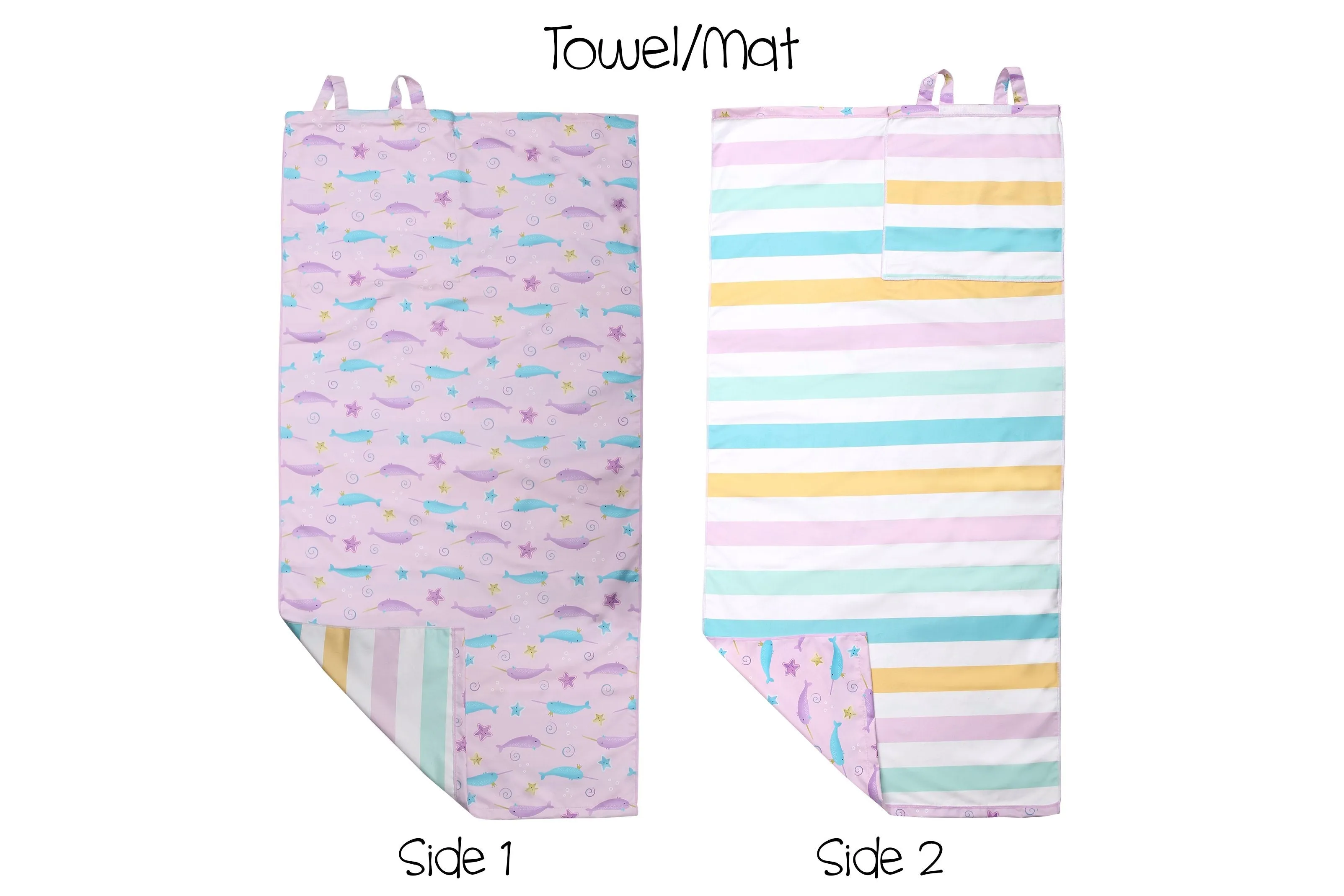 Kids Towel Backpack  - Narwhal | Starfish