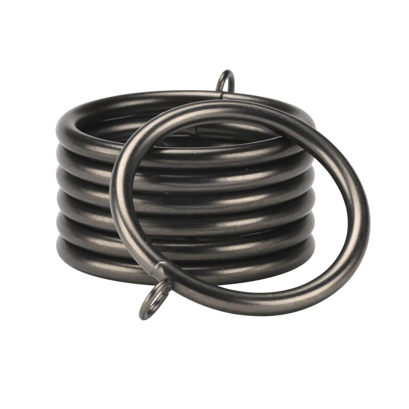 Kirsch Designer Metal Standard Rings for Drapery Rod Pole - Various Colors / Sizes