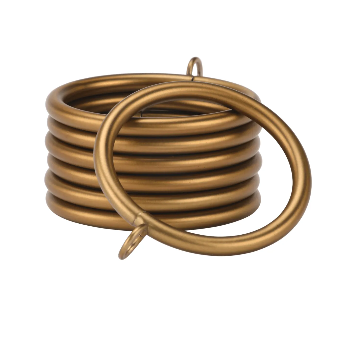 Kirsch Designer Metal Standard Rings for Drapery Rod Pole - Various Colors / Sizes