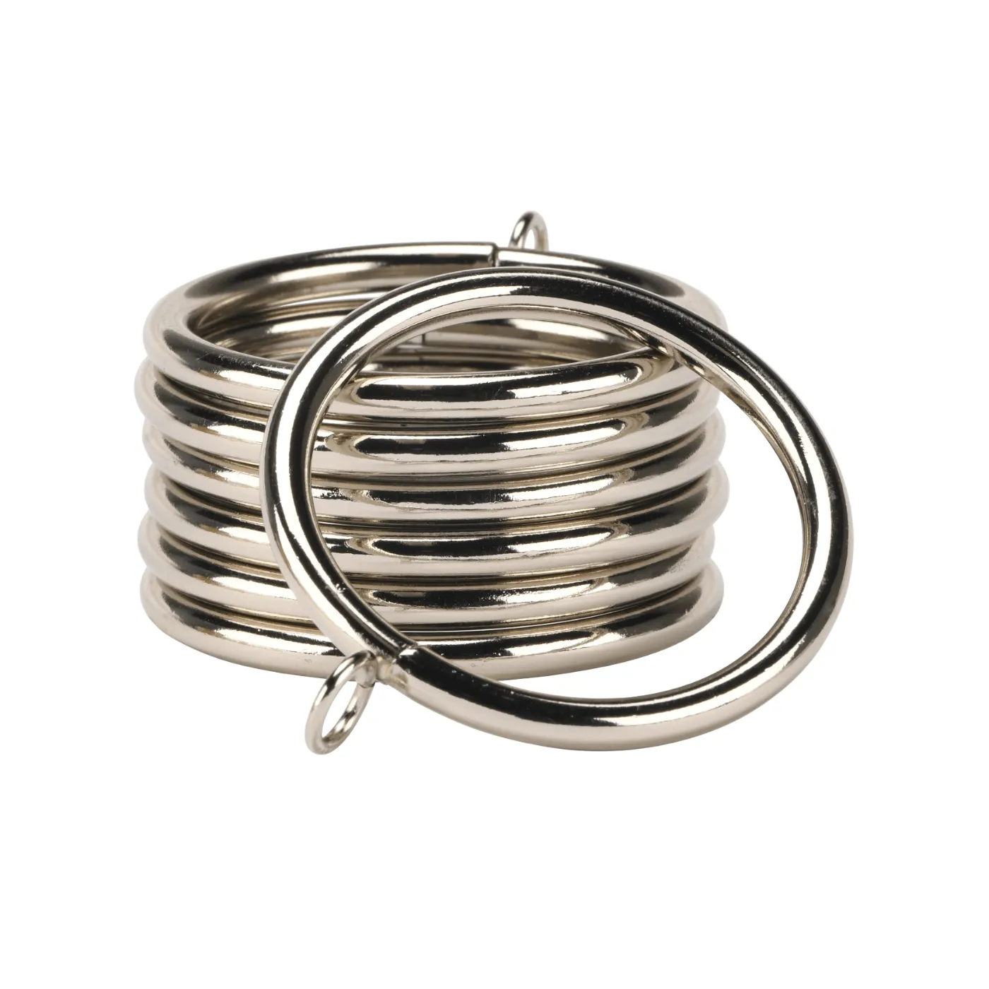 Kirsch Designer Metal Standard Rings for Drapery Rod Pole - Various Colors / Sizes