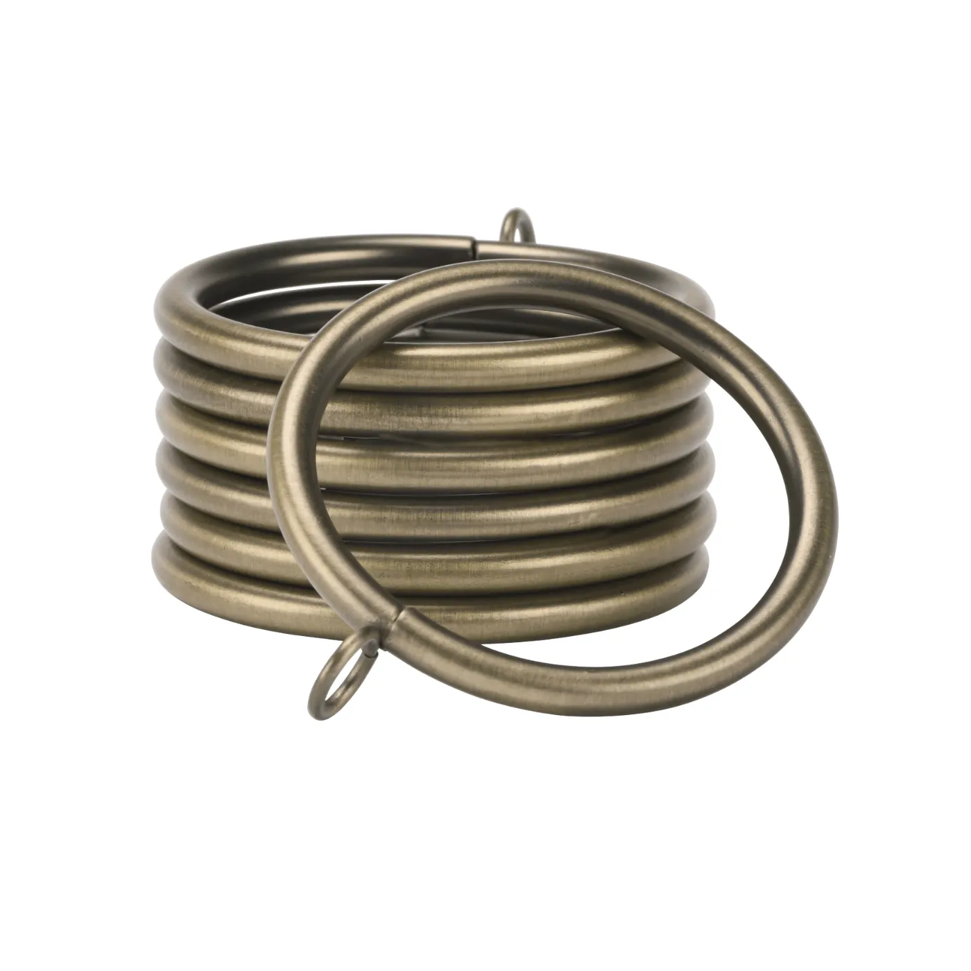 Kirsch Designer Metal Standard Rings for Drapery Rod Pole - Various Colors / Sizes