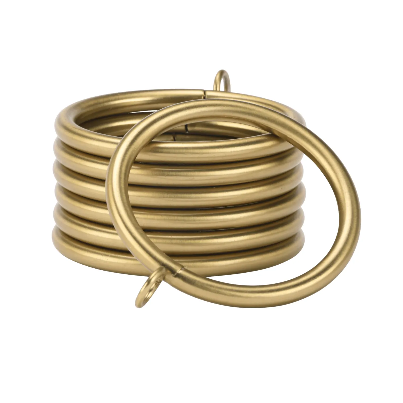 Kirsch Designer Metal Standard Rings for Drapery Rod Pole - Various Colors / Sizes