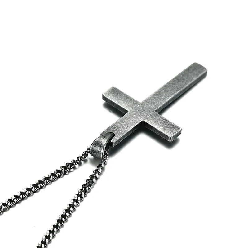 Large Cross Vintage Classic Necklace