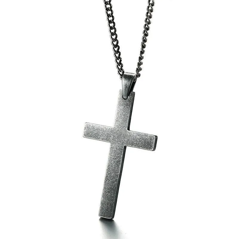 Large Cross Vintage Classic Necklace