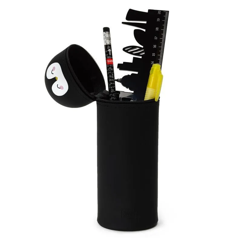 Legami: Kawaii 2 in 1 Soft Silicone Pencil Case Penguin
