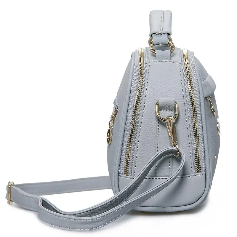 Luxury Flap Messenger Bag