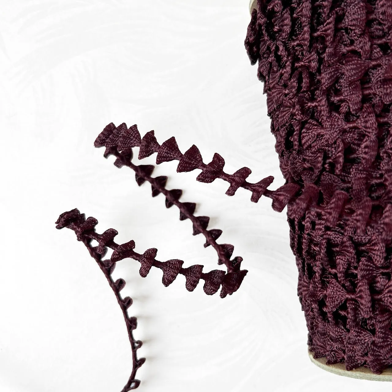 Maroon Fan Loop Braid
