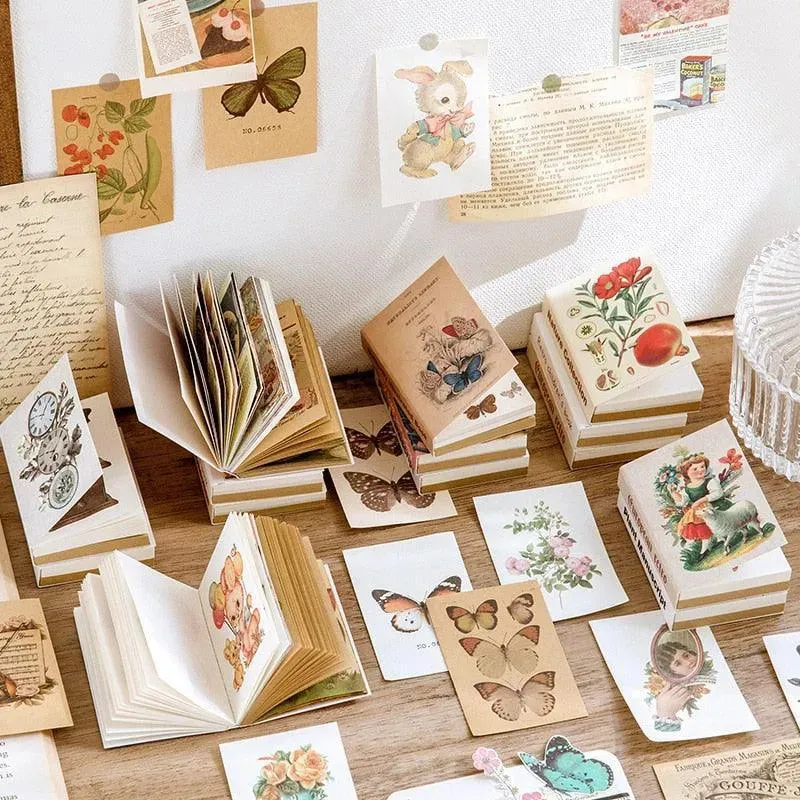 Mini Books Vintage Paper