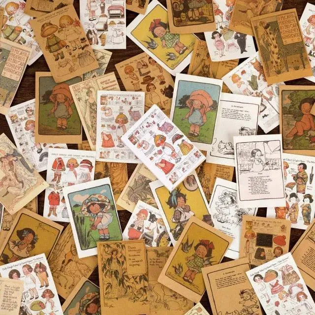 Mini Books Vintage Paper