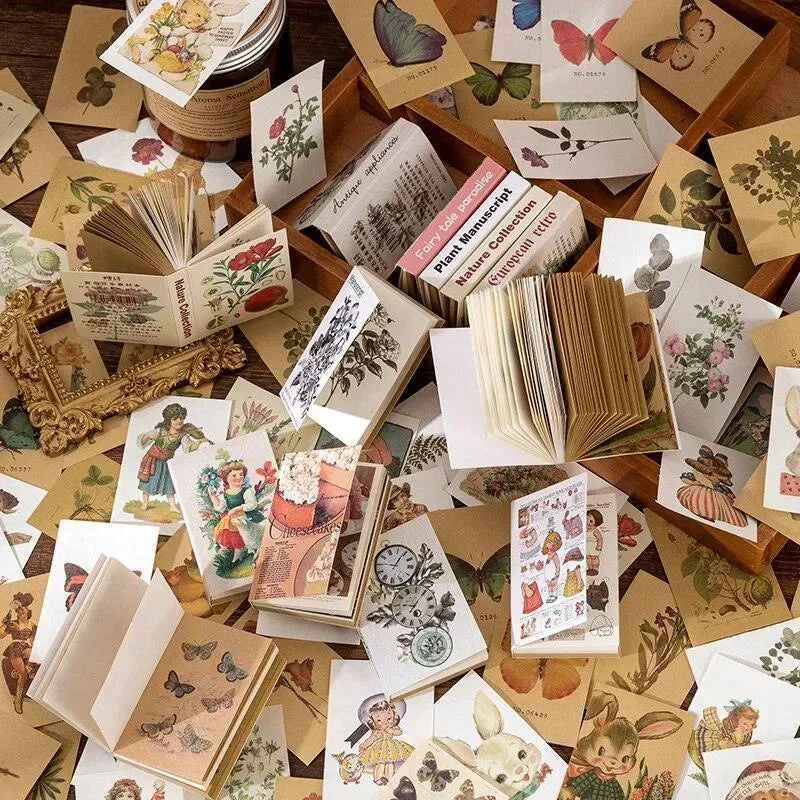Mini Books Vintage Paper