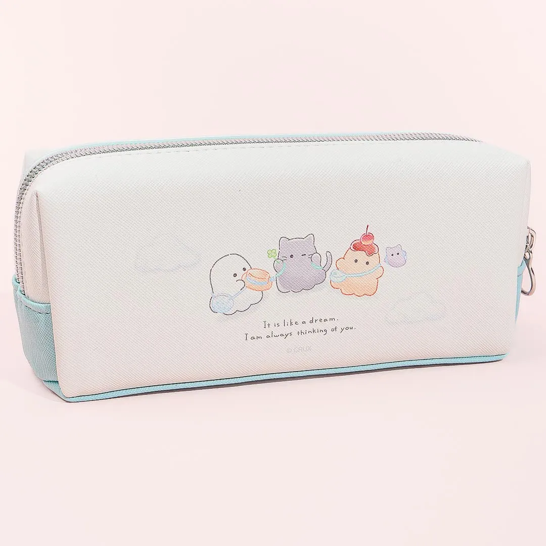 Obakenu Garden Play Twin Zipper Pencil Case