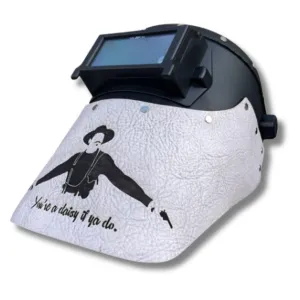 Outlaw Leather - Welding Hood - You're a Daisy
