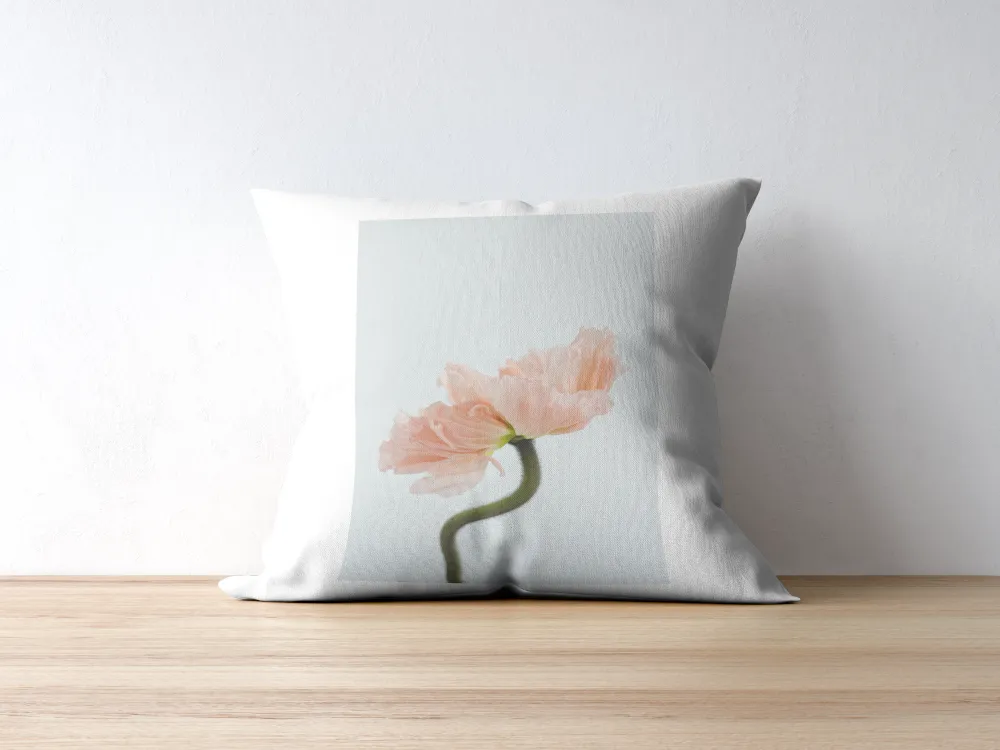 Pastel Single Flower Poster INSTANT DOWNLOAD Art Print, Blue Flowers Artwork, Shabby Chic, Danish Pastel, Botanical Decor, Floral Wall Art