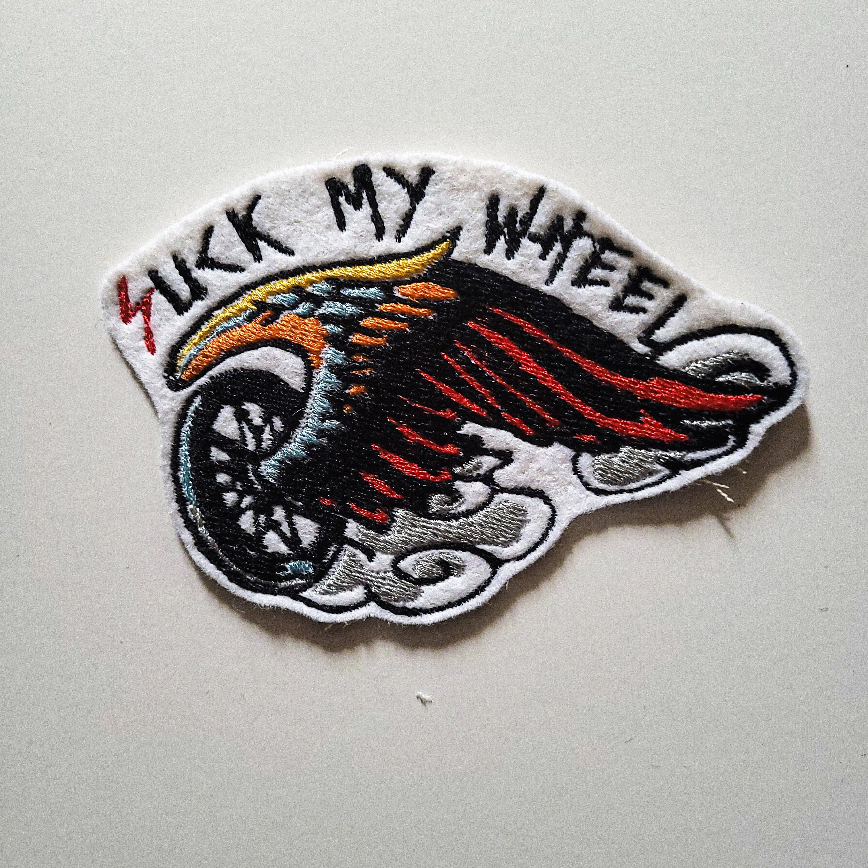 Patch brodé "Suck my wheel"