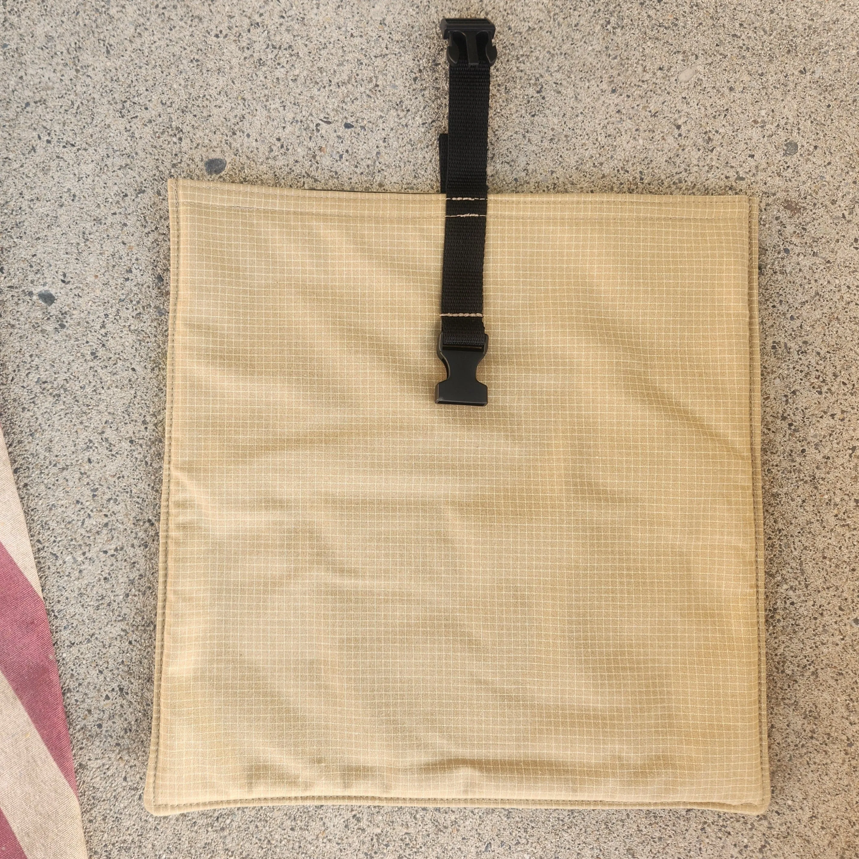 Personalized Firefighter SCBA Mask Bag made with Authentic Turnout Gear