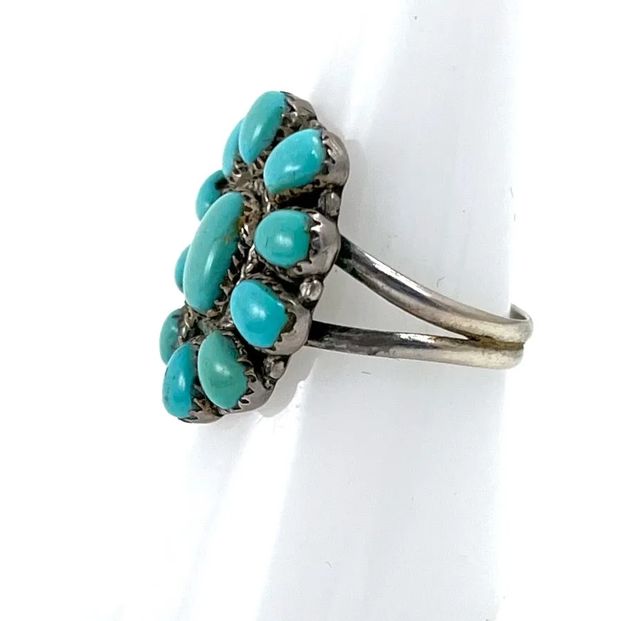 Petite Cluster Ring<br>Size: 8.5