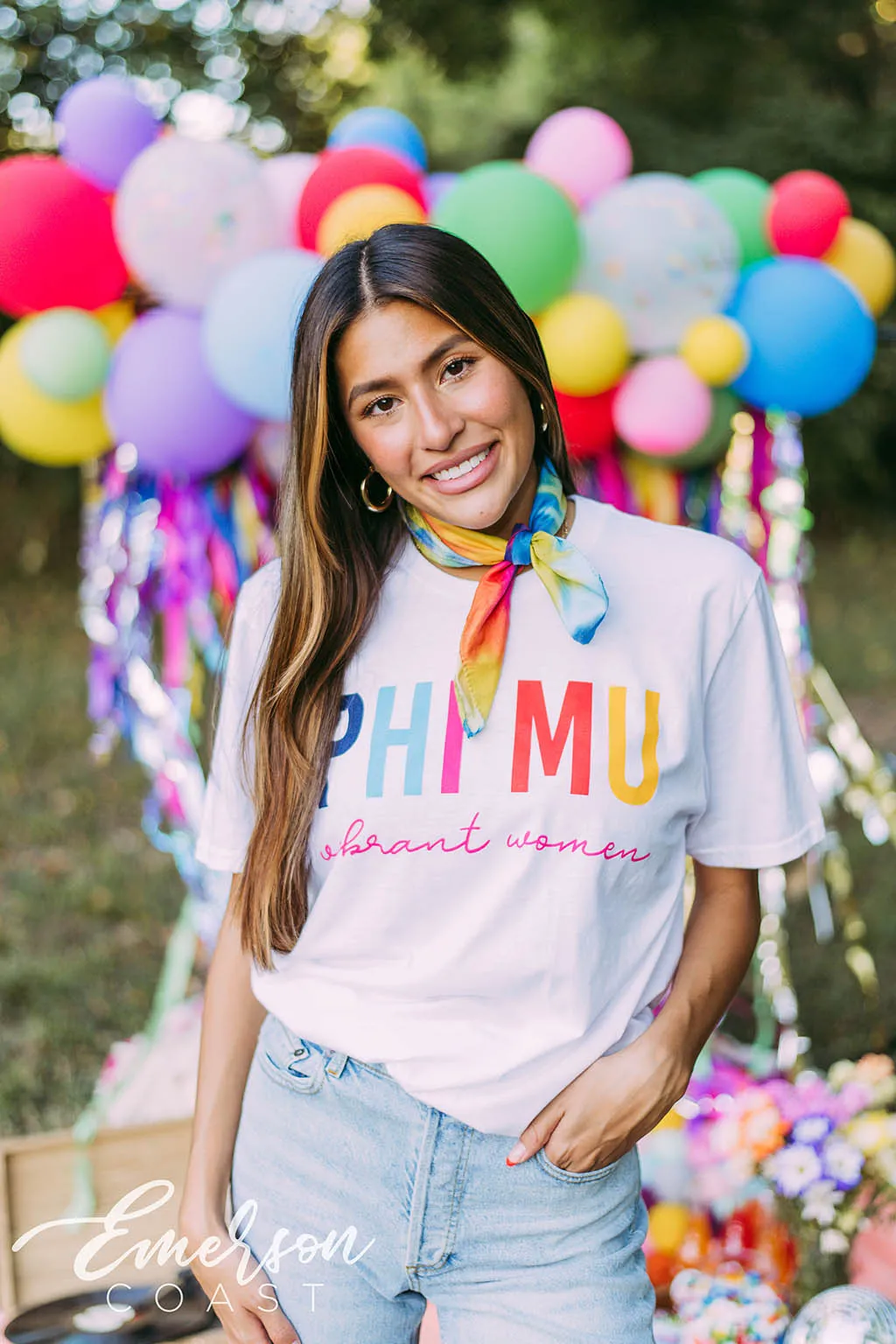 Phi Mu Vibrant Women Tee