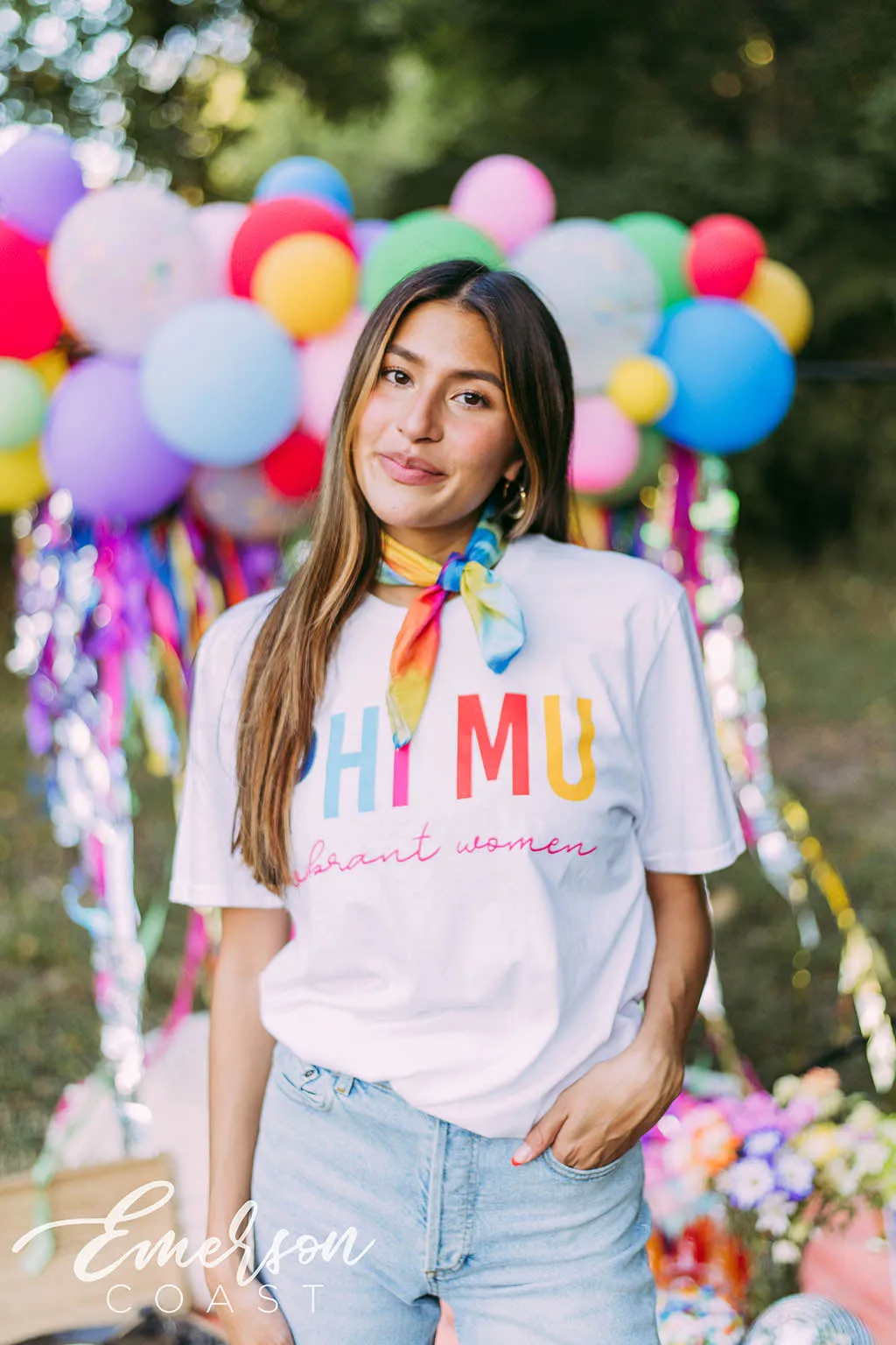 Phi Mu Vibrant Women Tee