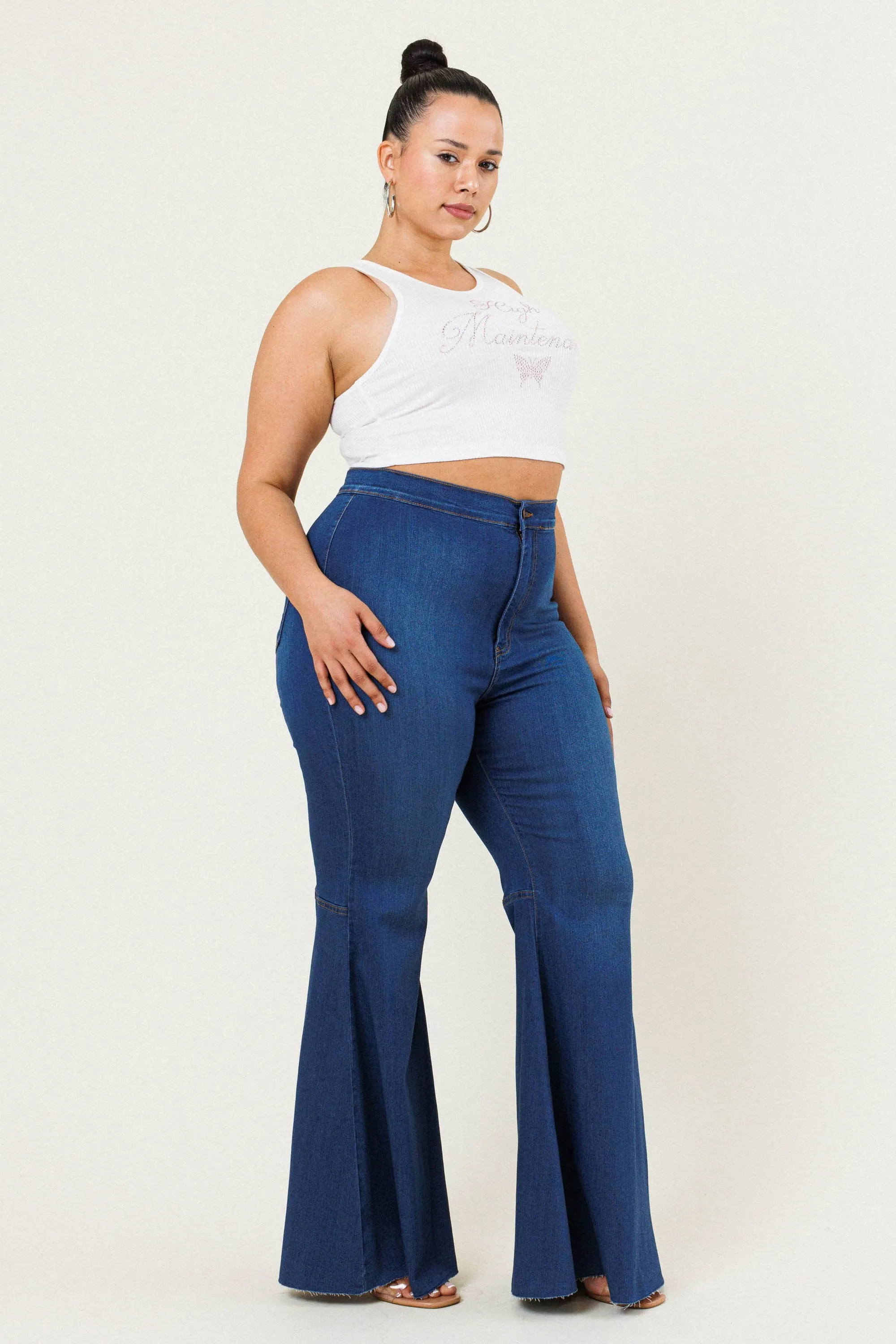 PLUS Vibrant Flare Jeans