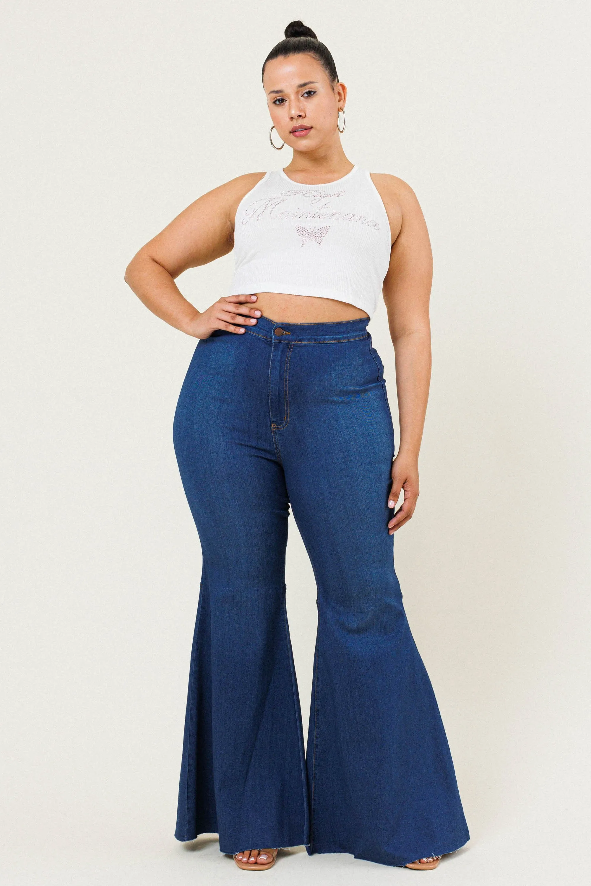 PLUS Vibrant Flare Jeans
