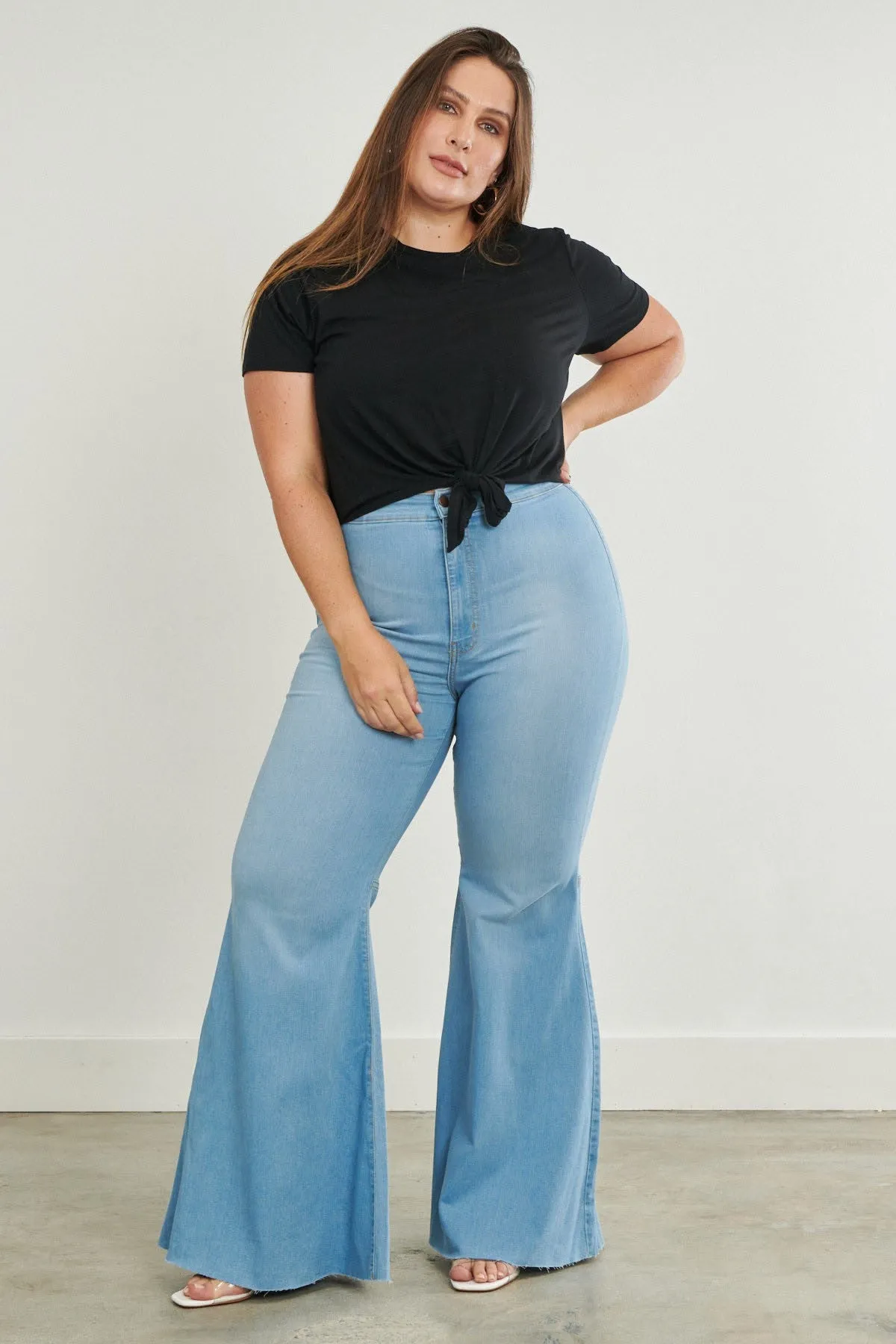 PLUS Vibrant Flare Jeans