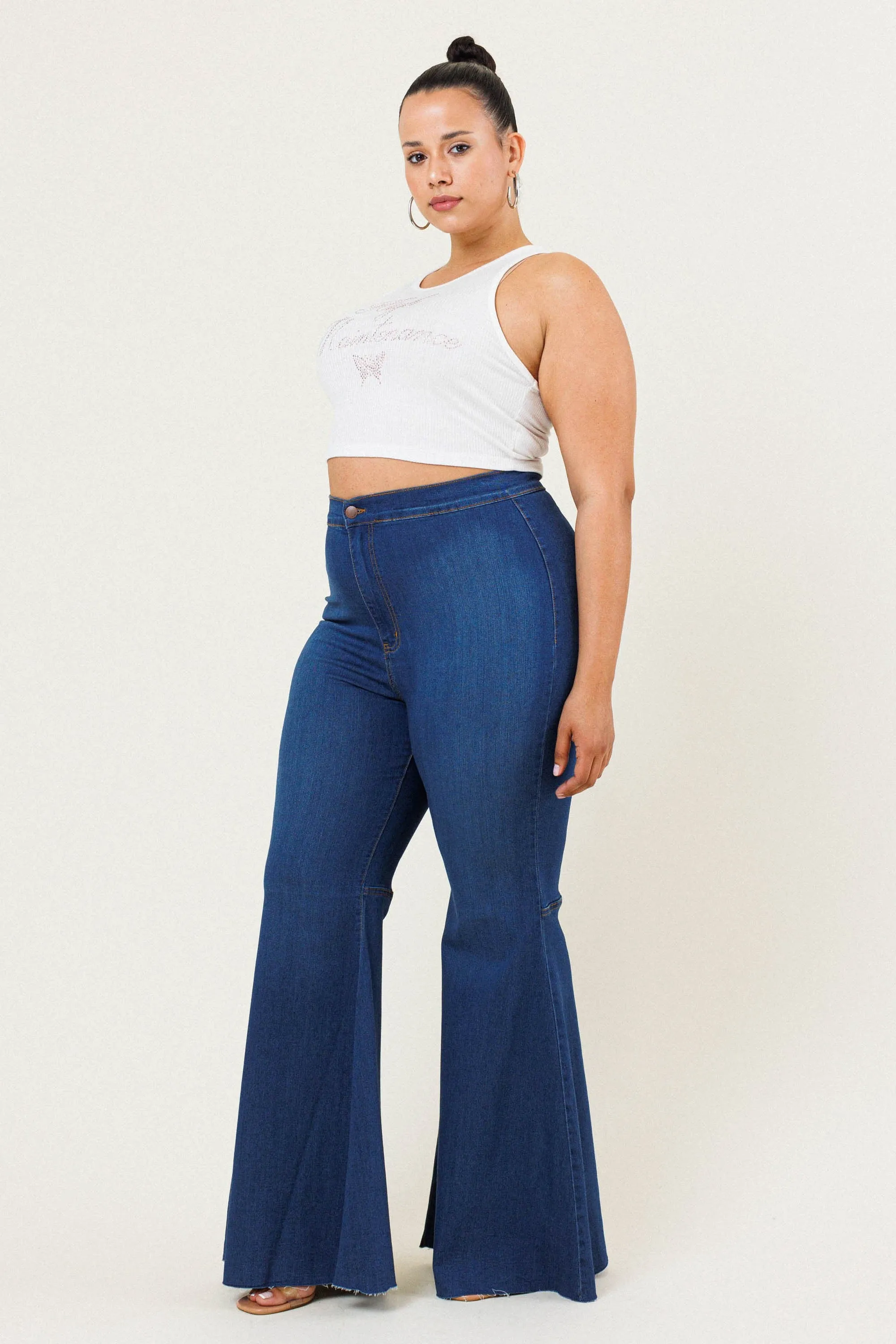 PLUS Vibrant Flare Jeans