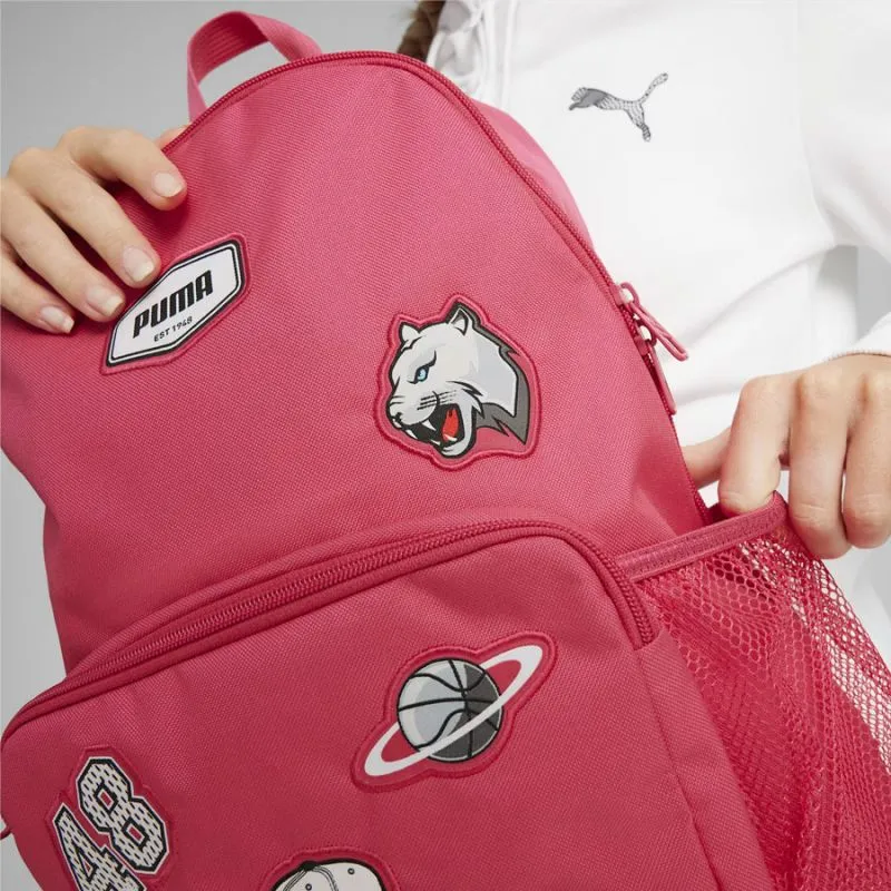 Puma Pink Patch Backpack - Stylish & Organized Multisport Companion