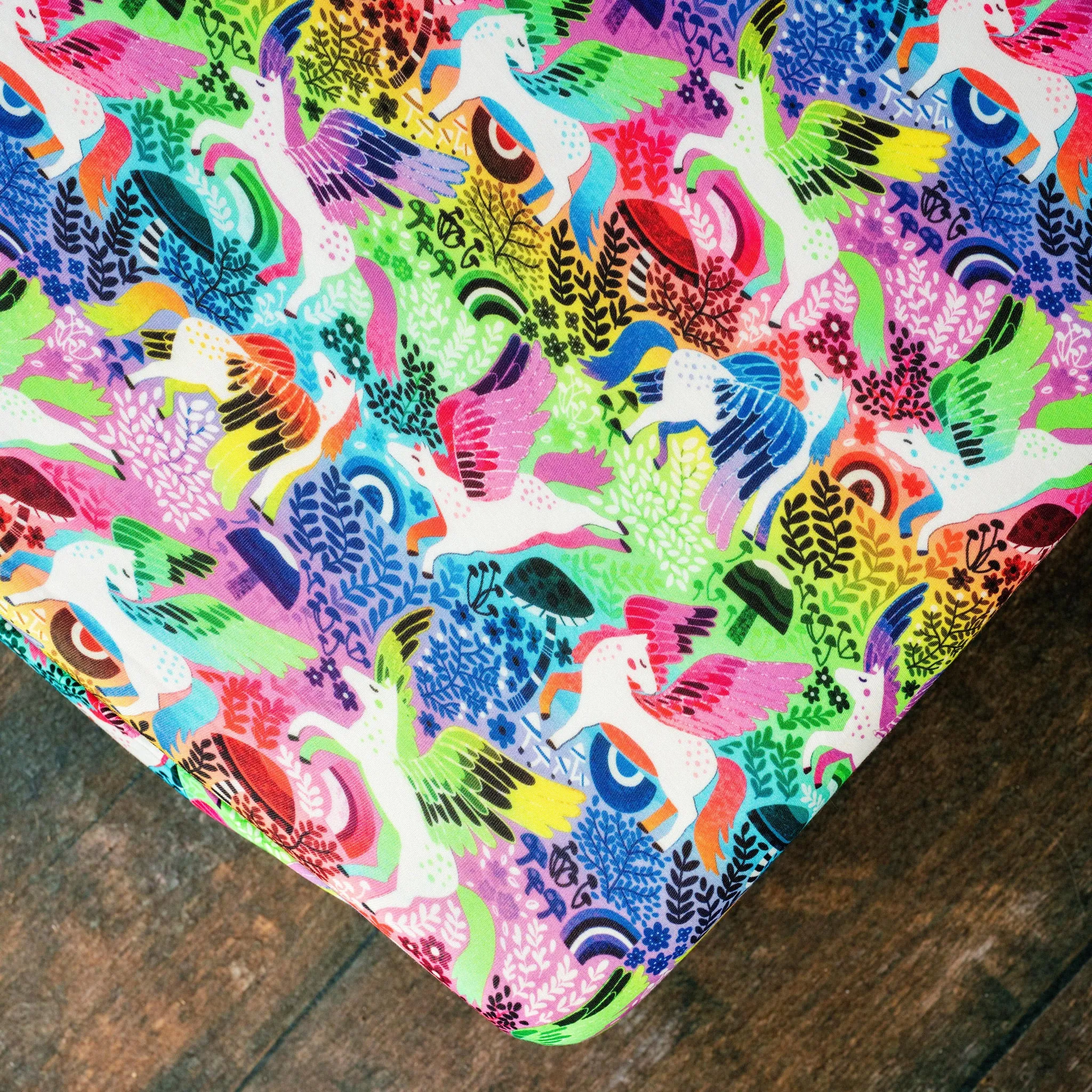 Rainbow Pegasus Twin Fitted Sheet