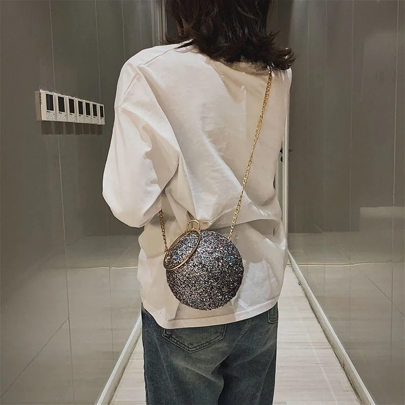Round Ball Bling Handbag
