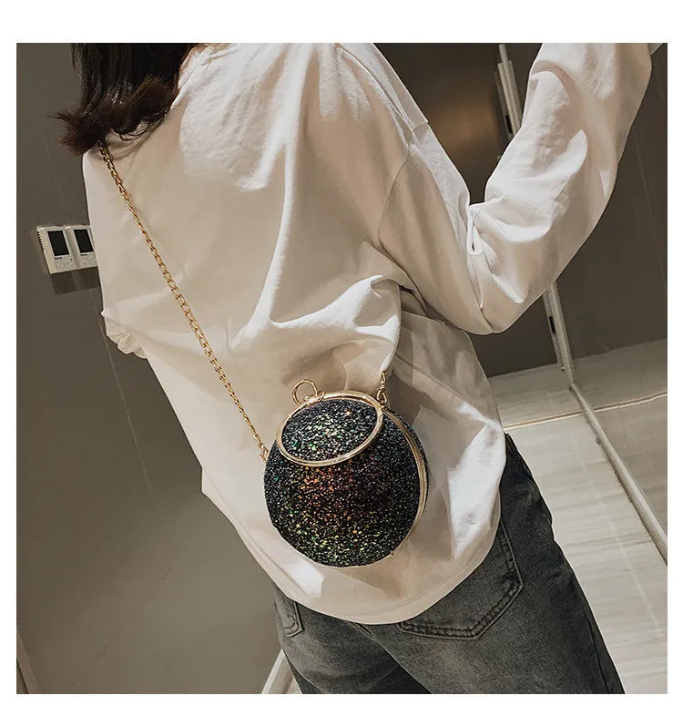 Round Ball Bling Handbag