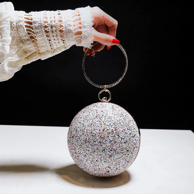 Round Ball Bling Handbag